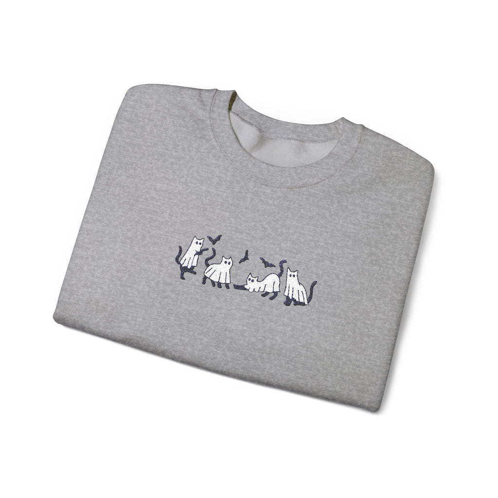 Cozy Cat Lover Crewneck Sweatshirt, Ideal for Pet Owners, Gifts for Cat Lovers, Casual Wear, Home Comfort