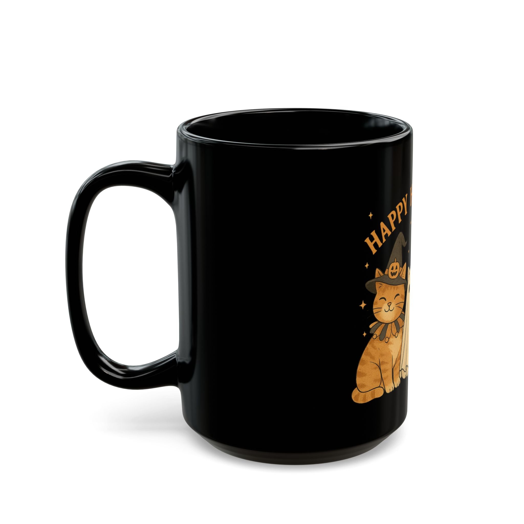 Black - Halloween Cat Mug
