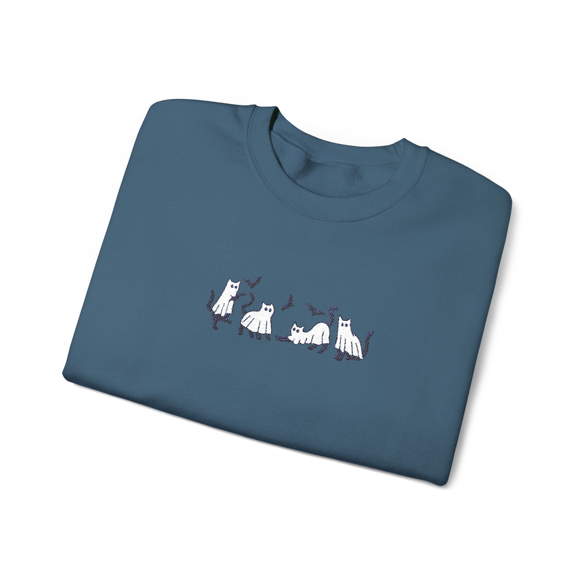 Cozy Cat Lover Crewneck Sweatshirt, Ideal for Pet Owners, Gifts for Cat Lovers, Casual Wear, Home Comfort