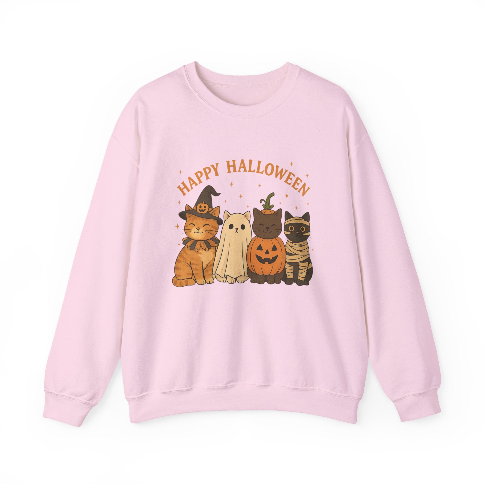 Unisex - Halloween Cat Crewneck Sweatshirt