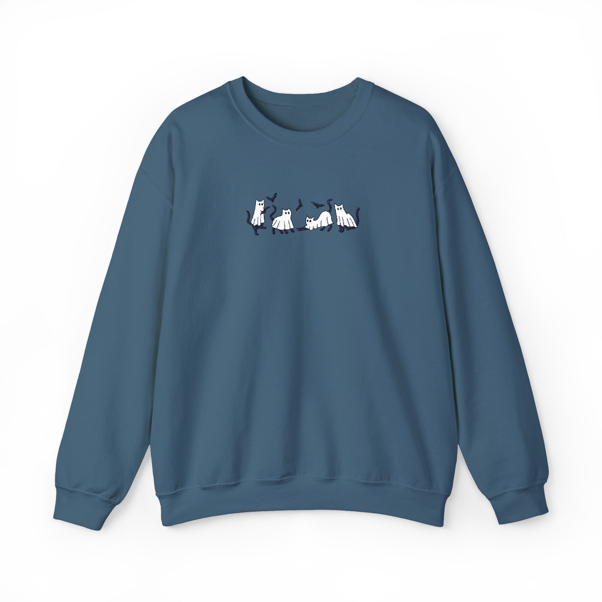 Cozy Cat Lover Crewneck Sweatshirt, Ideal for Pet Owners, Gifts for Cat Lovers, Casual Wear, Home Comfort
