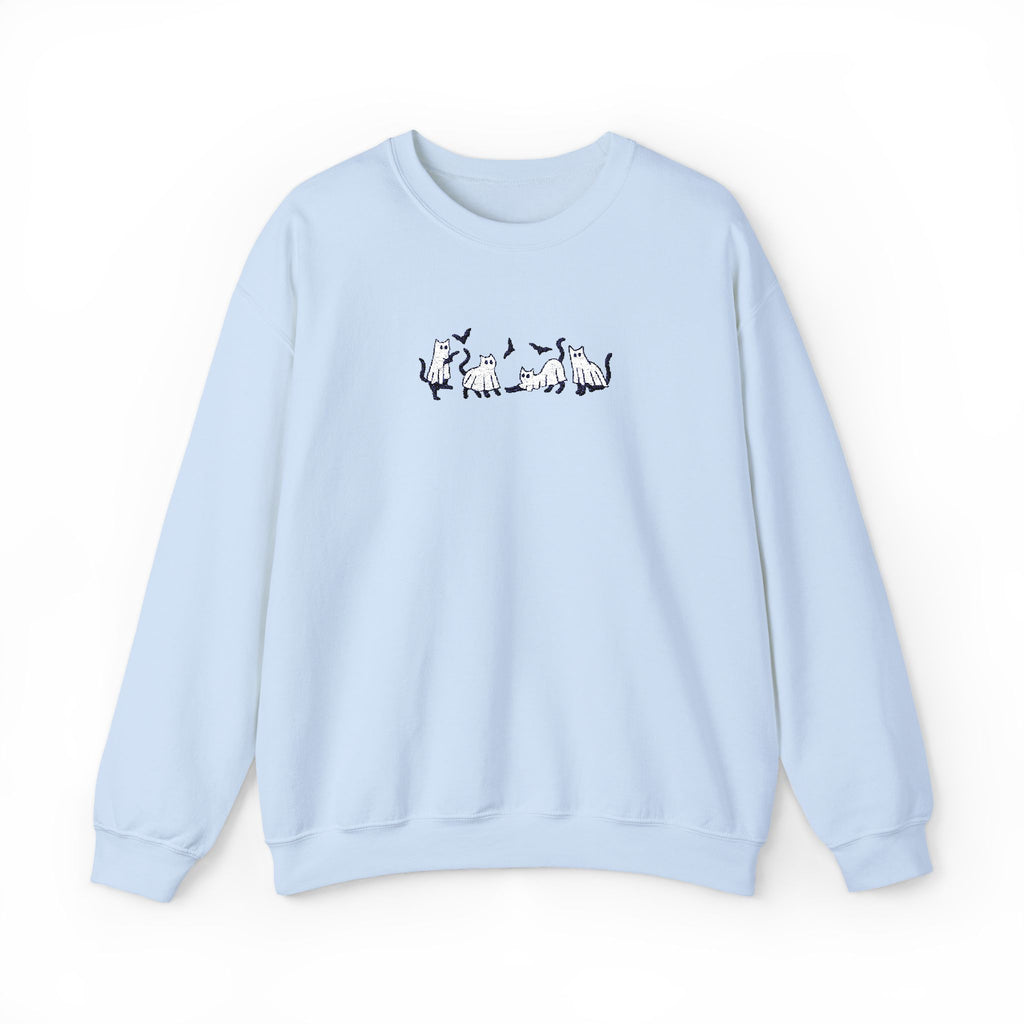 Cozy Cat Lover Crewneck Sweatshirt, Ideal for Pet Owners, Gifts for Cat Lovers, Casual Wear, Home Comfort