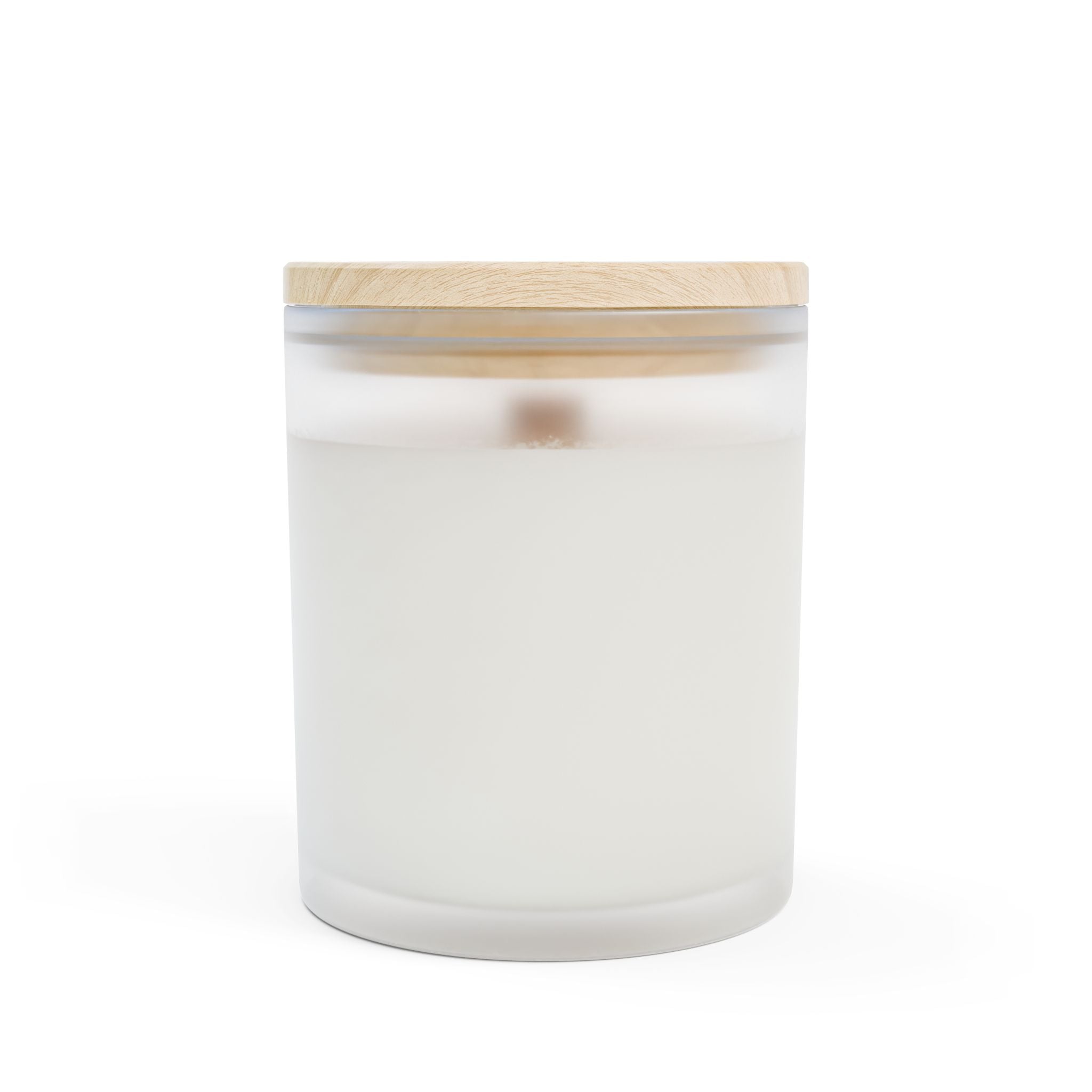 Frosted Glass - Halloween Cat Candle