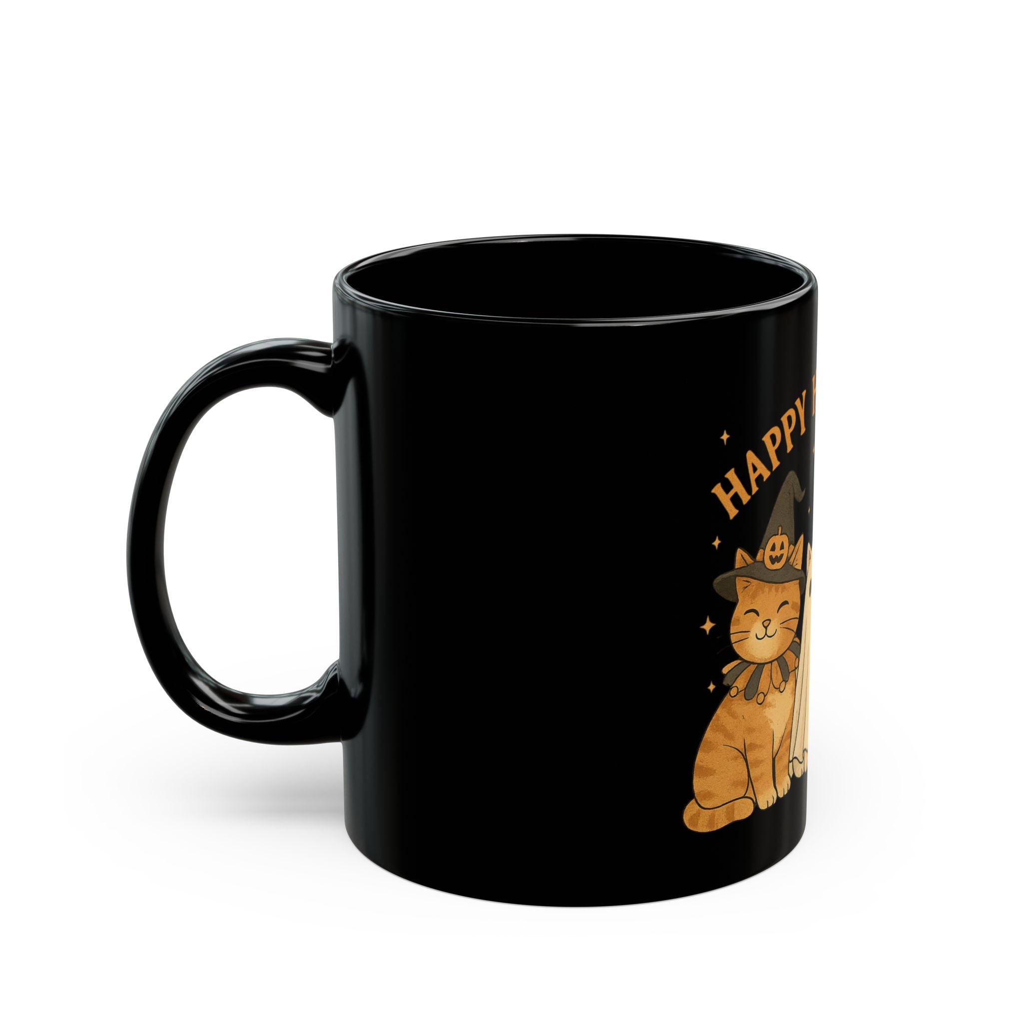 Black - Halloween Cat Mug