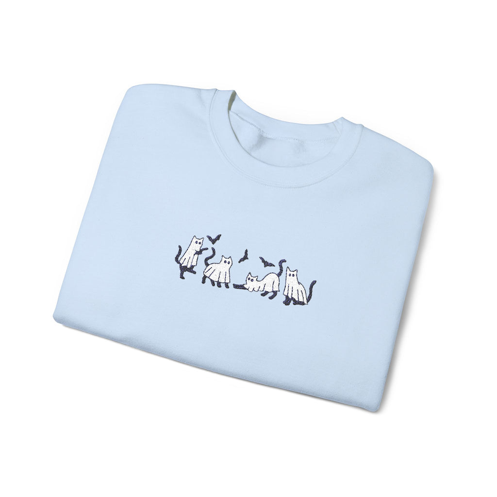Cozy Cat Lover Crewneck Sweatshirt, Ideal for Pet Owners, Gifts for Cat Lovers, Casual Wear, Home Comfort